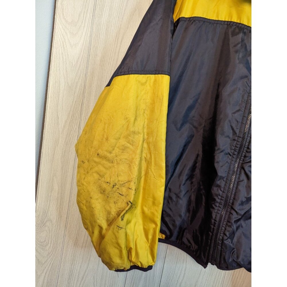 Distressed Pittsburgh Steelers Pullover Windbreaker NFL Men's 2XL Reversible - Picture 7 of 13